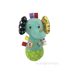 Blue Elephant Rattle Детские игрушки